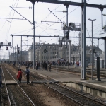 Occupation de la gare par les tudiants le 21 avril 2009 photo n25 