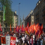 manifestation contre l'allongement de la dure de cotisation retraite le 22 mai 2008 photo n8 