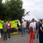 Rassemblement des salaris d'Euromoteurs le 22 juillet 2004 photo n1 