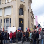 Manifestation contre la privatisation de la Poste le 22 novembre 2008 photo n2 
