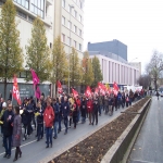 Manifestation contre la privatisation de la Poste le 22 novembre 2008 photo n10 