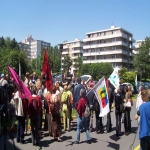 Rassemblement de soutien aux EVS devant l'inspection acadmique le 23 mai 2007 photo n8 
