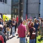 Rassemblement de soutien aux EVS devant l'inspection acadmique le 23 mai 2007 photo n9 
