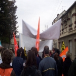 manifestation contre la privatisation de la Poste le 23 septembre 2008 photo n5 