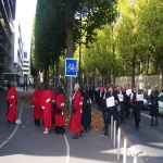 Rassemblement des magistrats et avocats le 23 octobre 2008 photo n4 