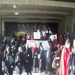 Rassemblement des magistrats et avocats le 23 octobre 2008 photo n6 