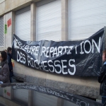 Manifestation des intermittents, chmeurs et prcaires le 23 dcembre 2008 photo n6 