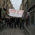 Manifestation contre l'ACTA le 25 fvrier 2012 photo n7 