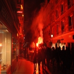 Manifestation aux flambeaux des tudiants le 25 mars 2009 photo n14 