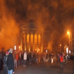 Manifestation aux flambeaux des tudiants le 25 mars 2009 photo n46 