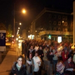 Manifestation de nuit contre les violences faites aux femmes le 25 novembre 2004 photo n19 