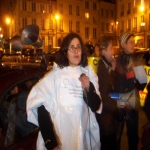 Manifestation de nuit contre les violences faites aux femmes le 25 novembre 2004 photo n34 