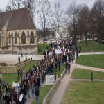 Manifestation contre les rformes universitaires le 26 fvrier 2009 photo n8 