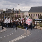 Manifestation contre les rformes universitaires le 26 fvrier 2009 photo n29 