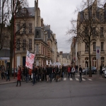 Manifestation contre les rformes universitaires le 26 fvrier 2009 photo n70 