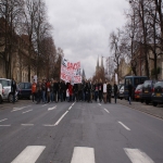 Manifestation contre les rformes universitaires le 26 fvrier 2009 photo n71 
