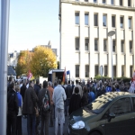 Rassemblement de soutien aux grvistes sanctionns d'EDF le 27 octobre 2009 photo n3 