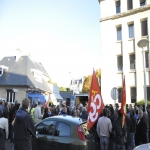 Rassemblement de soutien aux grvistes sanctionns d'EDF le 27 octobre 2009 photo n5 