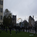 Barricades et affrontements avec la police devant l'universit le 28 avril 2009 photo n209 