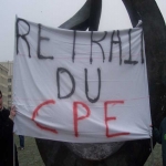 Manifestation contre le CPE le 31 janvier 2006 photo n2 