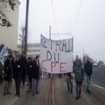Manifestation contre le CPE le 31 janvier 2006 photo n3 