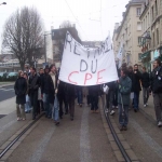 Manifestation contre le CPE le 31 janvier 2006 photo n4 