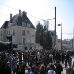 Manifestation des tudiants contre les rformes universitaires le 31 mars 2009 photo n1 