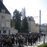 Manifestation des tudiants contre les rformes universitaires le 31 mars 2009 photo n2 