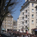 Manifestation des tudiants contre les rformes universitaires le 31 mars 2009 photo n4 