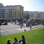 Manifestation des tudiants contre les rformes universitaires le 31 mars 2009 photo n7 