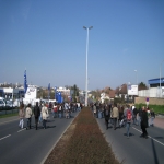 Manifestation des tudiants contre les rformes universitaires le 31 mars 2009 photo n50 